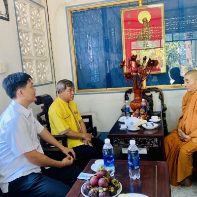 Tỉnh Ủy - UBND - UBMTTQVN tỉnh Đồng Nai, Ban Dân Vận Tỉnh Ủy, Ban Tôn Giáo đến thăm và Chúc mừng Phật Đản tại Tổ Đình Quan Âm Tu Viện